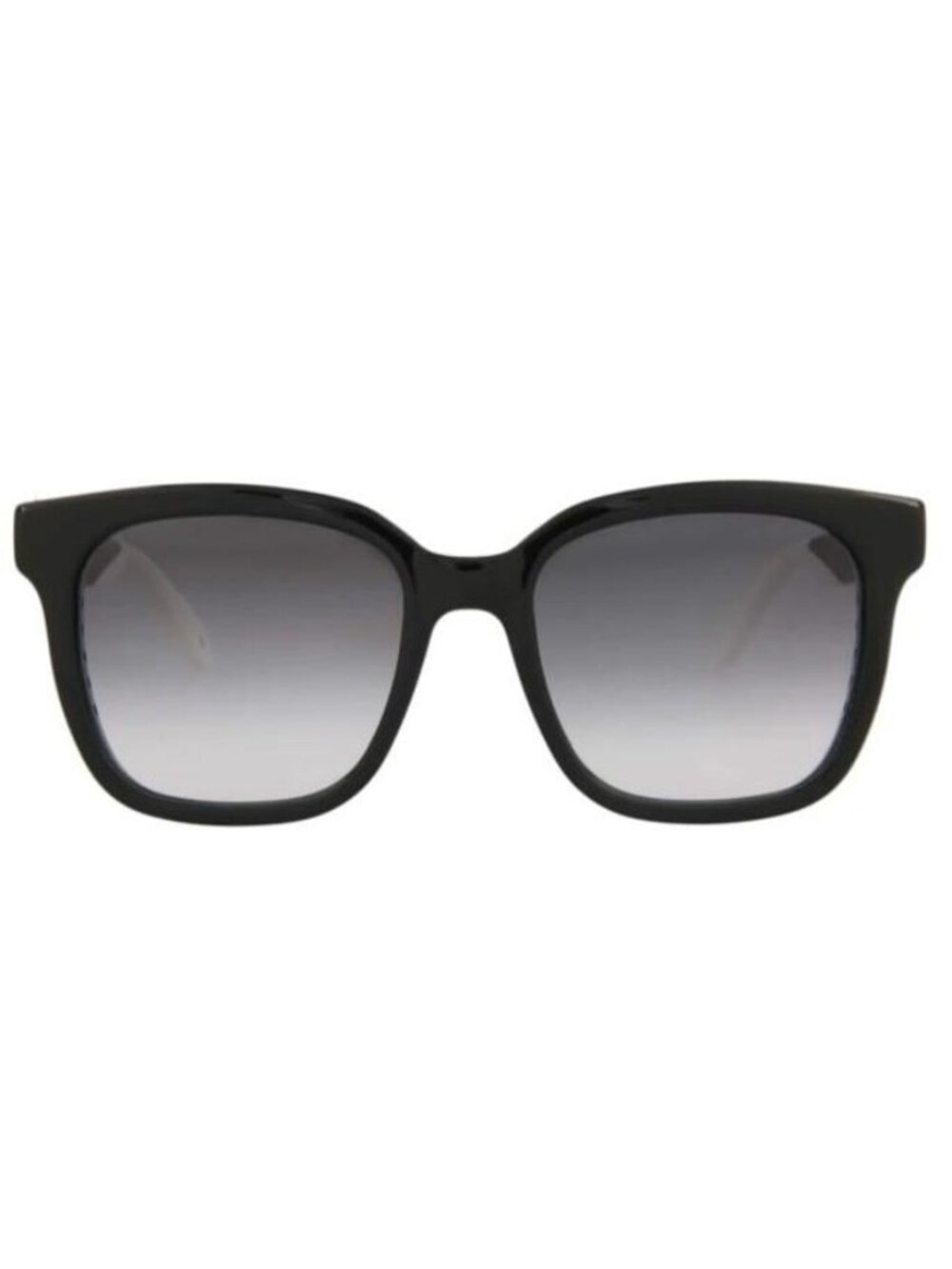 ALEXANDER MCQUEEN AM0295SK 55mm Sunglasses Black White NWT